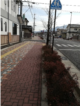 左折ポイントの写真